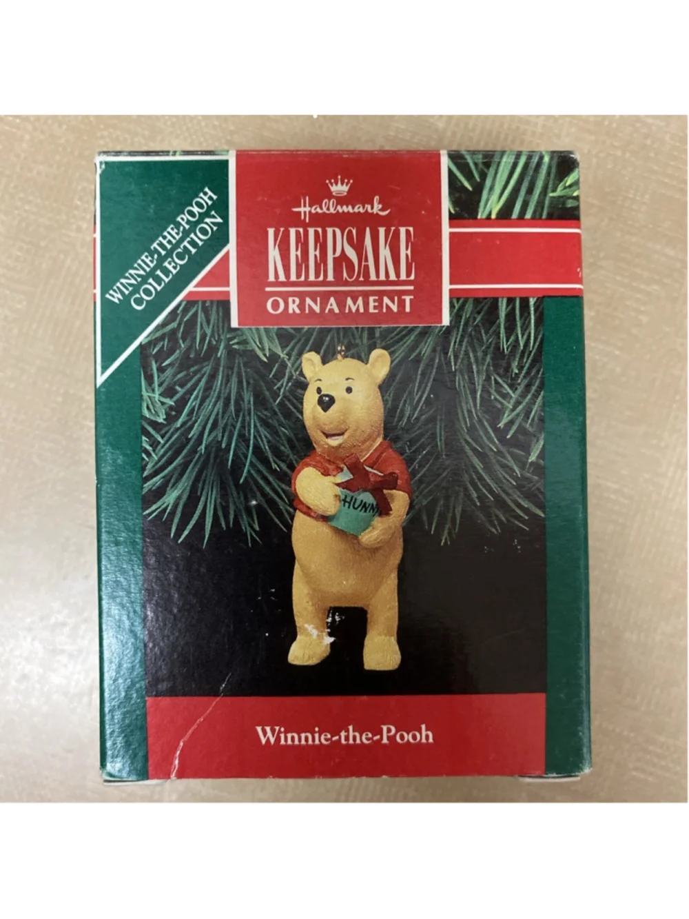 Hallmark Keepsake Christmas Ornament, Winnie-the-Pooh Holding 'Hunny' Pot,
